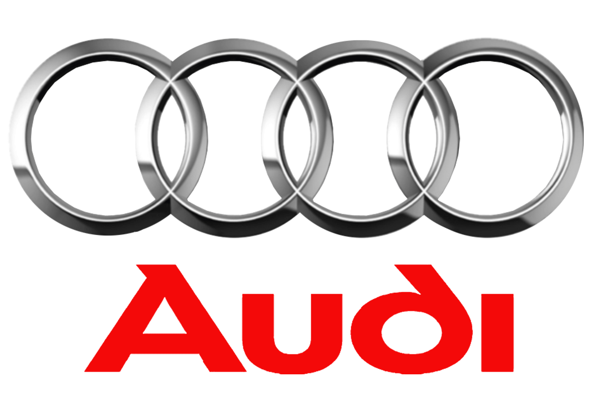 Audi Logo Large Colored